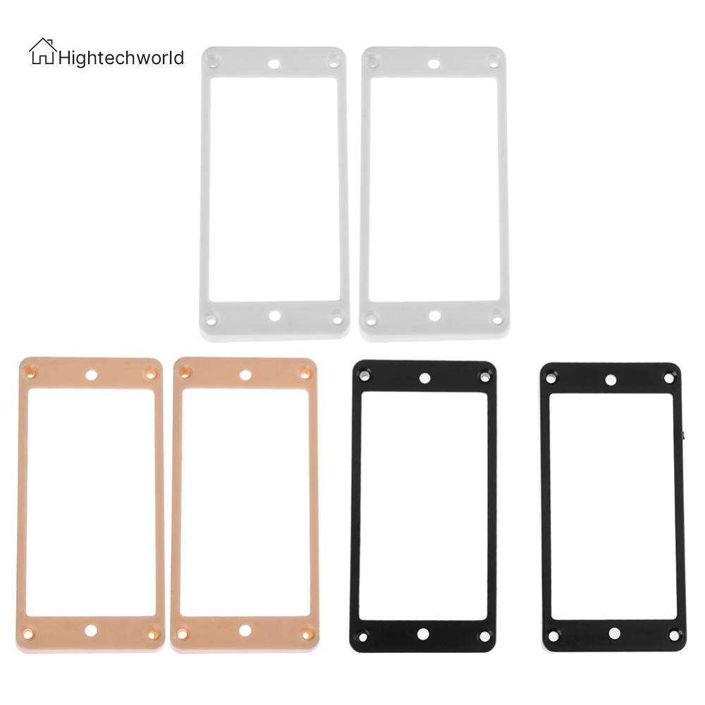 2 Chiếc Cong Humbucker Pickup Gắn Nhẫn Thay Thế Humbucker Pickup Khung Humbucker Pickup Nhẫn Cho LP 