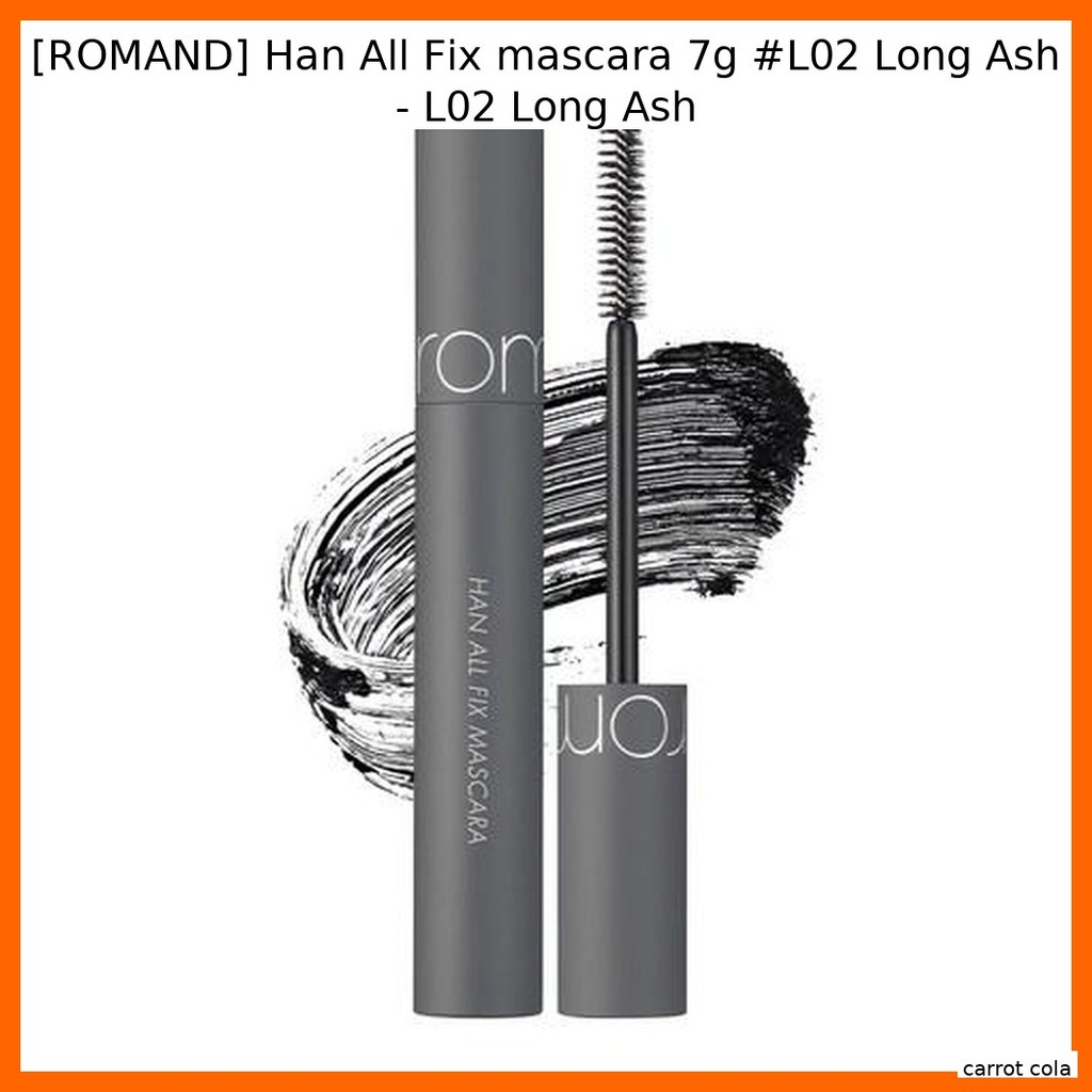 [ROMAND] mascara Han All Fix 7g #L02 Tro dài - Tro dài L02 / Mascara Hàn Quốc / Khối lượng lâu trôi 