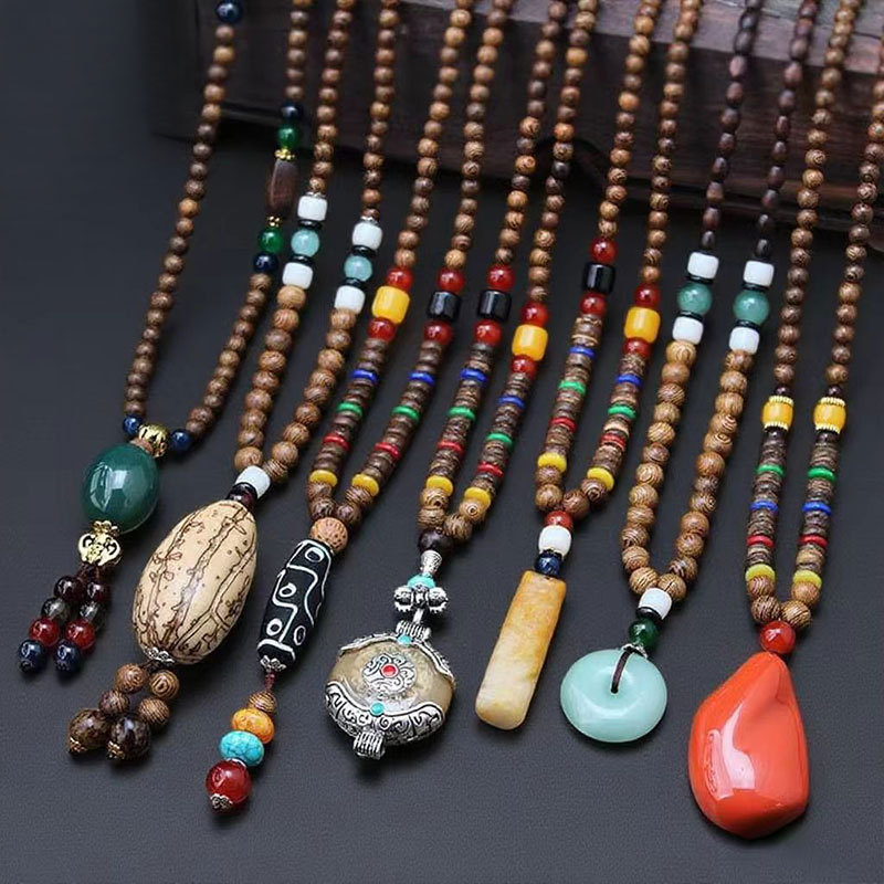 <[CDATA[Ao Len Go Day Chuyen Bot De Mat Day Chuyen - Phong cach Dan toc Retro]]>