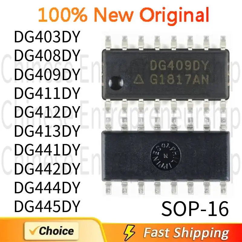 5 chiếc DG403DY DG408DY DG409DY DG411DY DG412DY DG413DY DG441DY DG442DY DG444DY DG445DY SOP-16 SMD C