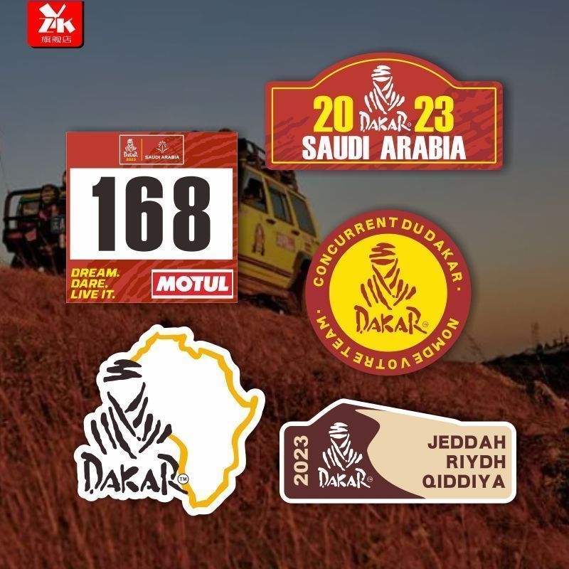 Sa mạc 2023 Dakar Căng thẳng Đua xe thông qua phản quang Xe máy địa hình Dakar Sa mạc