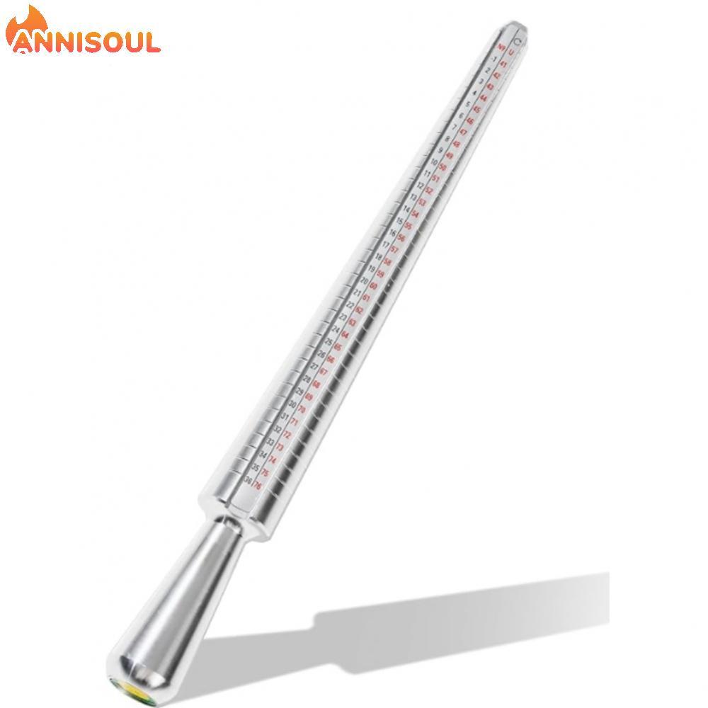 [NISO]Solid Aluminum Ring Mandrel Professional Ring Sizer US Size 0 to 15 for Jewelers