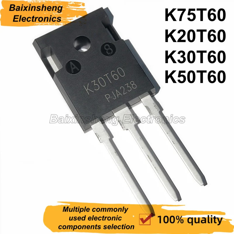 5 CÁI K30T60 K50T60 K75T60 K20T60 TO-247 Bóng bán dẫn nguồn IGBT 20T60 30T60 50T60 75T60