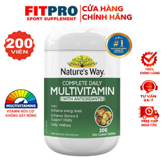 Vitamin Tổng Hợp Nature’s Way Complete Daily Multivitamin, Bổ Sung Vitamin & Khoáng Chất Hàng Ngày