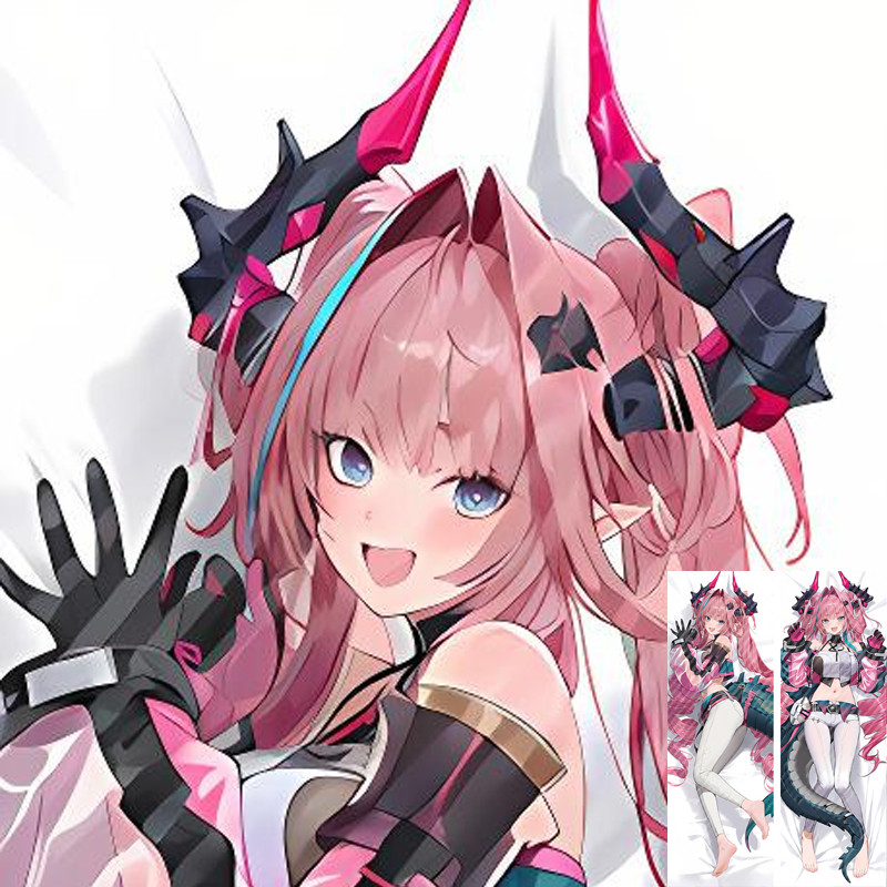 Arknights Yvonne Anime Dakimakura Tùy Chỉnh Anime Gối 2 Mặt In Ném Mềm Gối Vỏ Gối