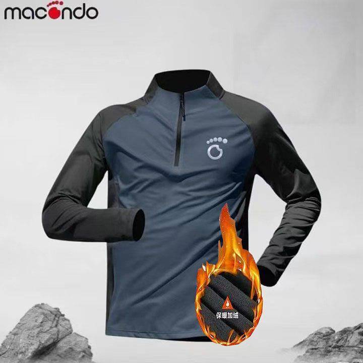 Autumn and Winter Professional Morning Jog Suits Running Workout Exercise Outfit Fleece-Lined Therma