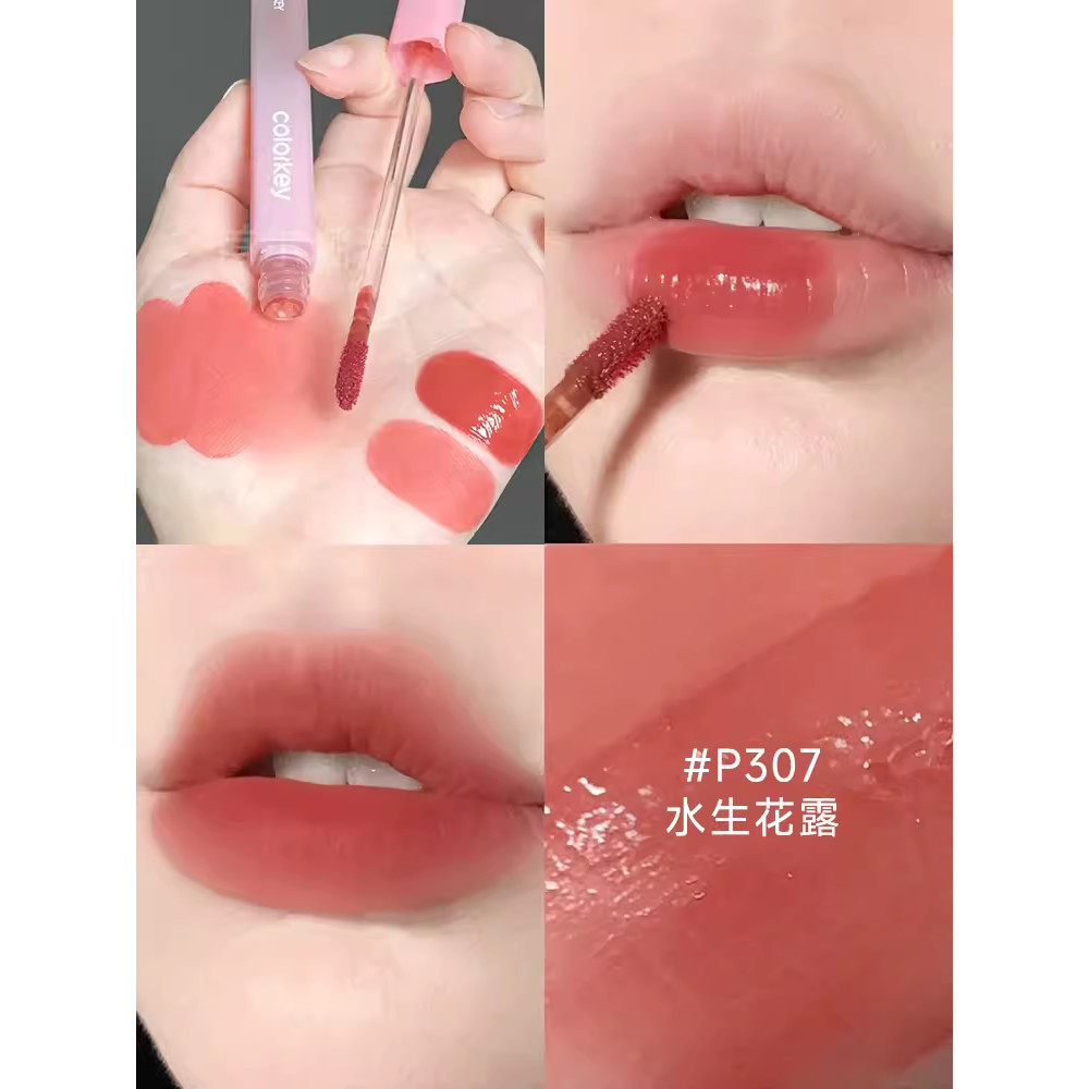 Colorkey colorkey colorkey Lip Gloss Water Mist Lip Gloss p307 Carlaqi 302 Son môi cốc chống dính 31
