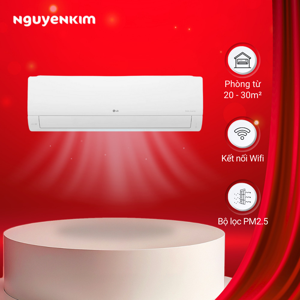 [Lắp đặt 0đ] Máy lạnh/Điều hòa LG Inverter 2 HP IEC18M1