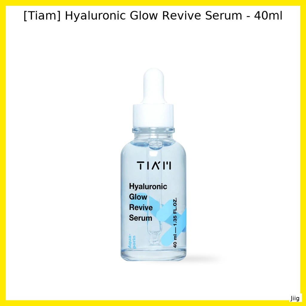 [Tiam] Serum hồi sinh Hyaluronic Glow - 40ml / Serum Hàn Quốc / Glow Revive / Chính hãng 100% của Ji
