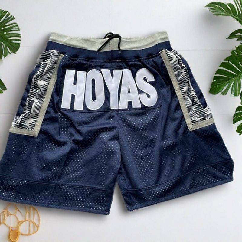 American Casual Retro Sports Shorts George University City Street Printing Basketball Shorts America