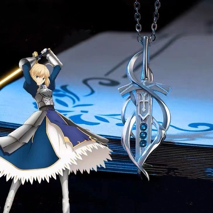 ins New Style Wukong saber Holy Pendant Animation Series Dimensional Anime Merchandise925Silver Jewe