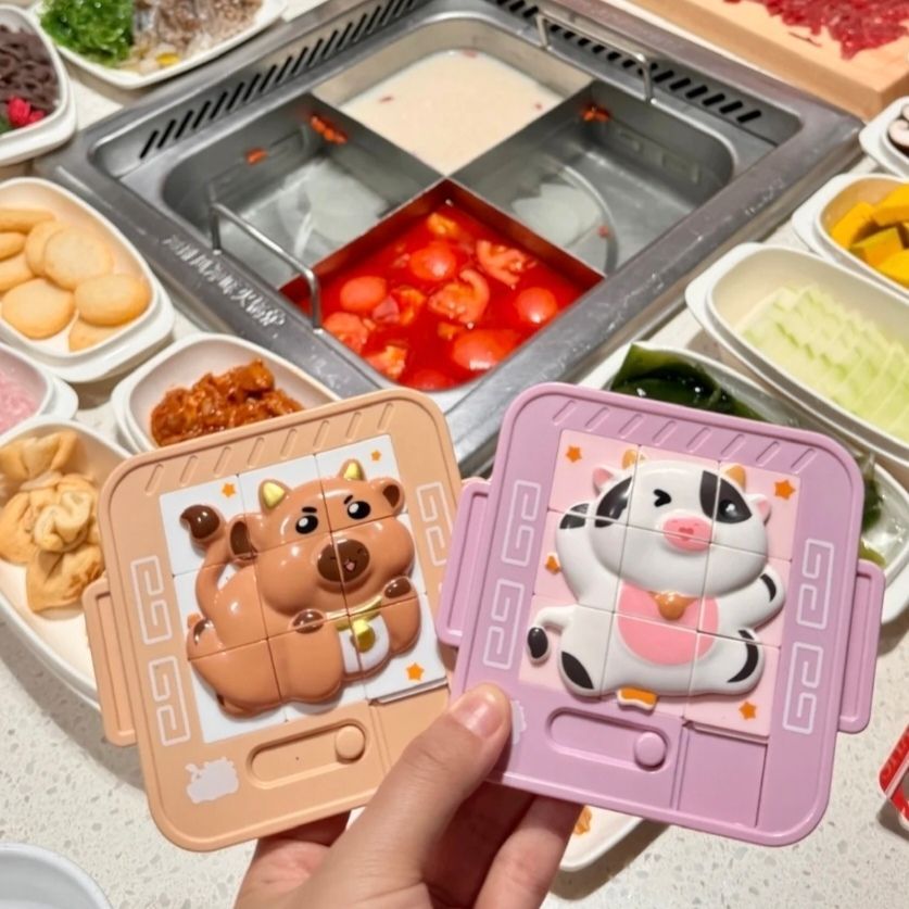 2026 Phong Cách Mới Haidilao Huarongdao Ghép Hình Đồ Chơi Trẻ Em Giáo Dục Tập Thể Dục Tư Duy Logic Đ