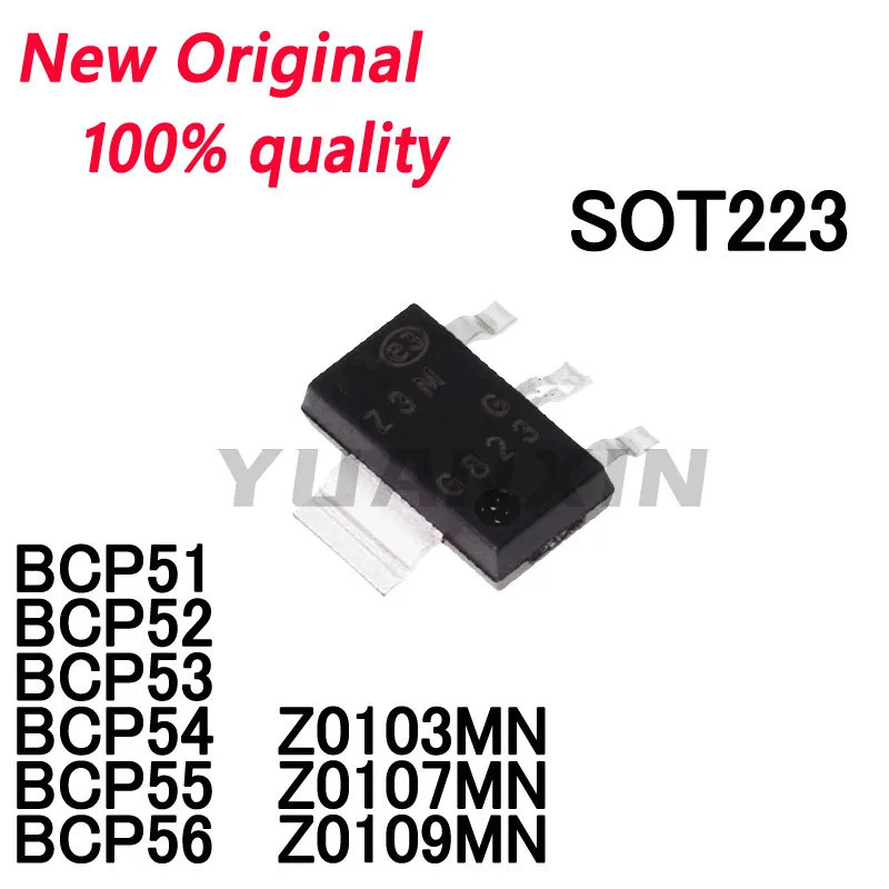 5 Chiếc Z0103MN Z3M Z0107MN Z7M Z0109MN Z9M BCP51 BCP52 BCP53 BCP54 BCP55 BCP56 SOT223 Còn Hàng