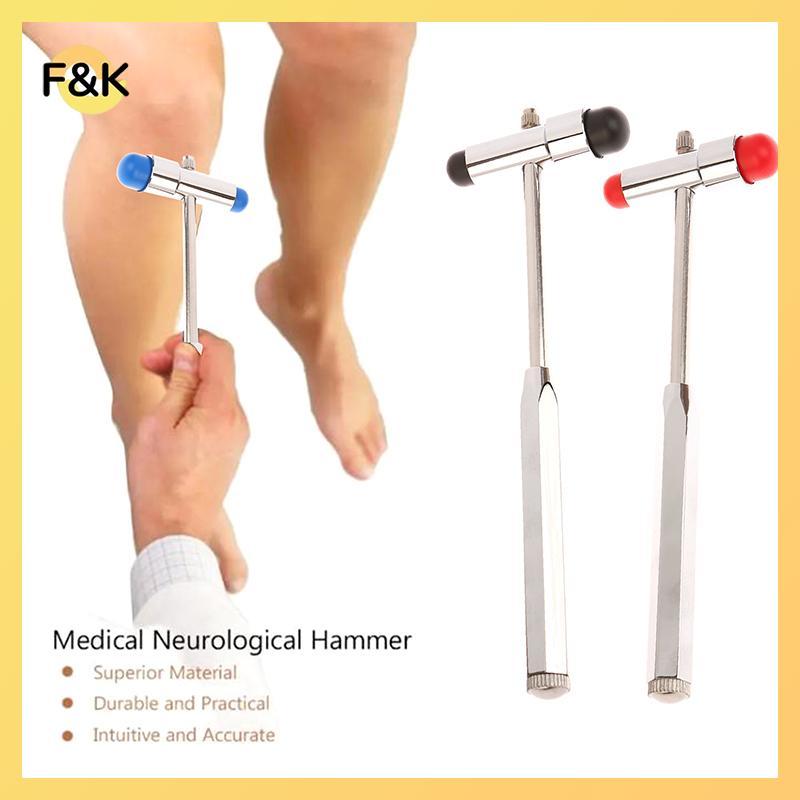 F & K 1 Chiếc Máy Mát Xa Thần Kinh Hai Đầu Búa Đa Năng Bộ Gõ Chẩn Đoán Phản xạ Bộ gõ Búa Phản xạ Búa