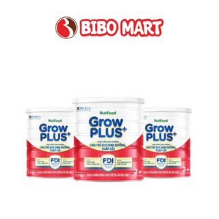 Sữa GrowPLUS+ Đỏ Lon 1,5kg Hỗ Trợ Tăng Cân Phát Triển Não Bộ Chiều Cao Dành Cho Bé Trên 2+- Bibomart