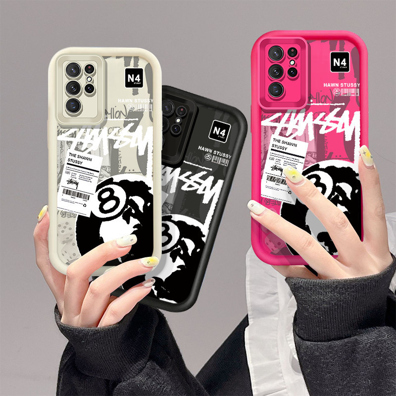 Ốp Điện Thoại Graffiti Bida Cho Samsung Galaxy S21 Ultra S22 Ultra S24 Ultra S24 Plus S30 Ultra J2 P