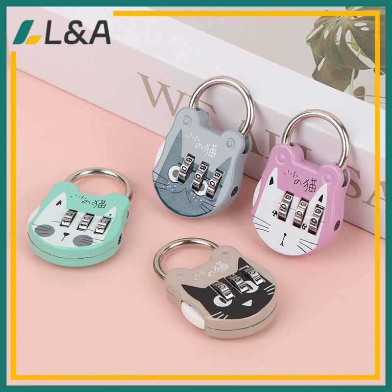 L & A Mã Số Lo Chống Trộm Độ Mạnh Cao Chính Xác Mèo Mini Hành Lý Vali Số Mật Khẩu Lo Cho Ký Túc Xá N