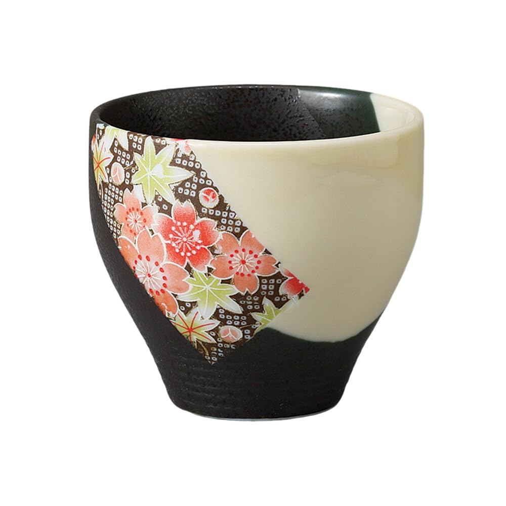 Trực tiếp từ NHẬT BẢN Ale-net Ippuku Bát Trà 98×86cm 360cc Trắng Yuzen Cafe Bát Matcha Bát Cafe Mino