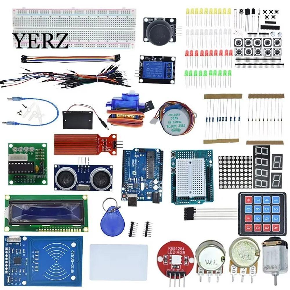 Dự án YERZ Uno R3, Nút cảm biến Bộ khởi động bảng đỏ RFID cho Arduino Uno R3, Arduino Uno R3 1602LCD