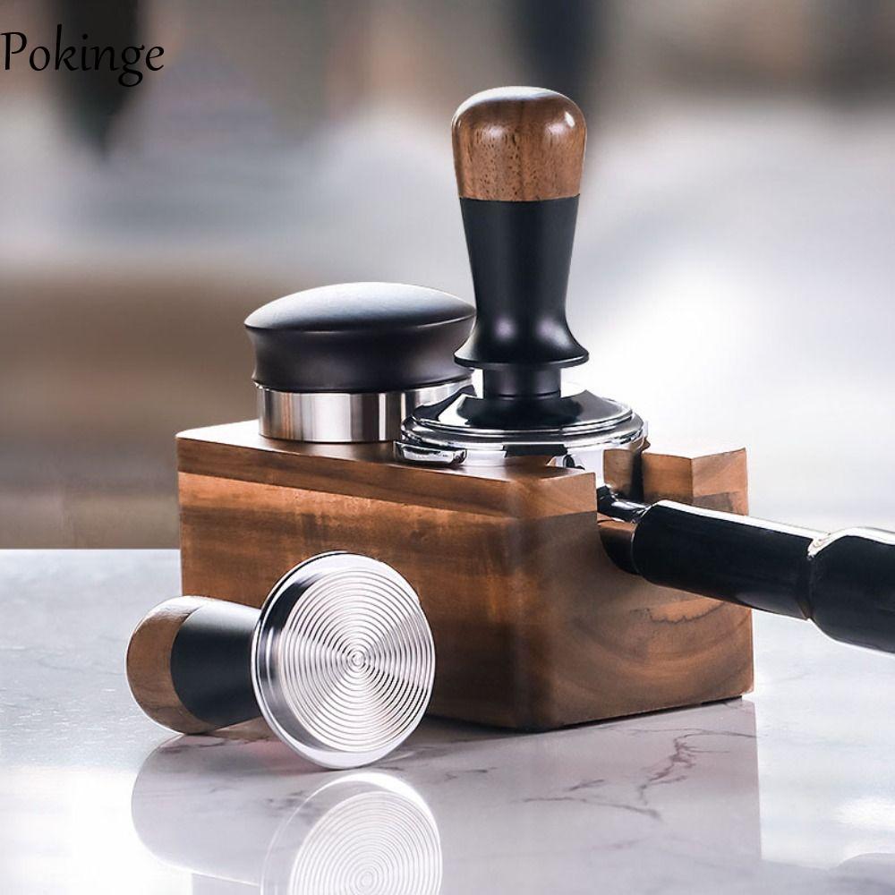 Pokinge Máy san phẳng cà phê POKINGE, Thiết kế lò xo Máy ép cà phê đáy phẳng / ren, Phụ kiện Express