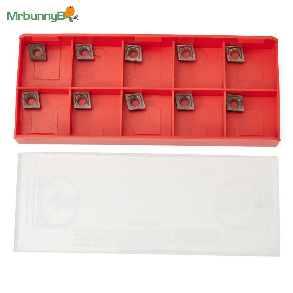 Cacbua Chèn CVD thiếc Al2O3 TICN CNC Tiện Phụ Kiện Thay Thế 10 Chiếc Bền