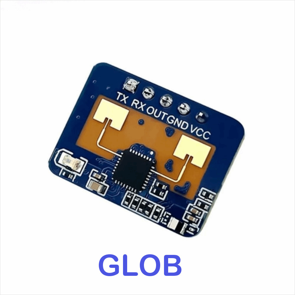 Cảm biến GLOB LD2410C, Cảm biến radar 24GHz có độ chính xác cao, Radar sóng FMCW Phát hiện không tiế