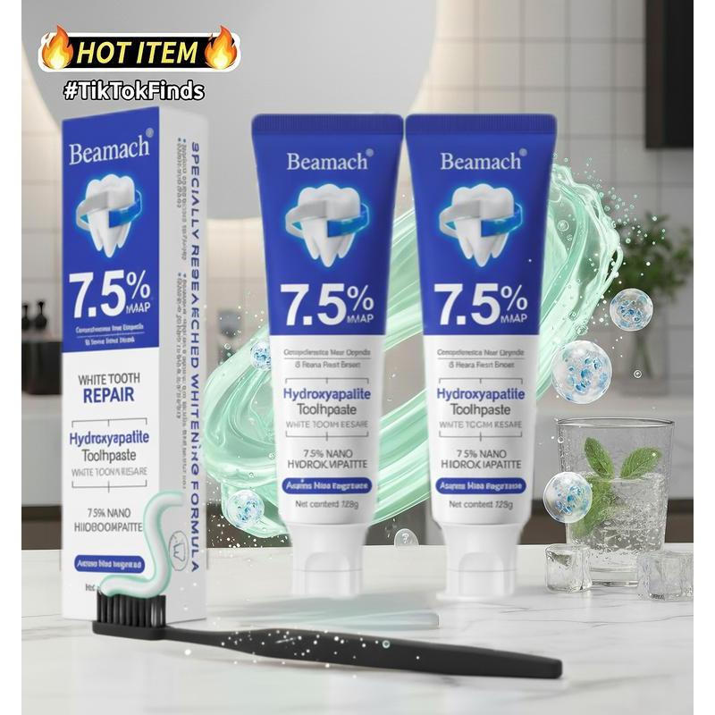 Kem đánh răng Apatit Nano Hydro Apatit 7,5% không chứa Fluoride, được sử dụng để sửa chữa men kẹo ca