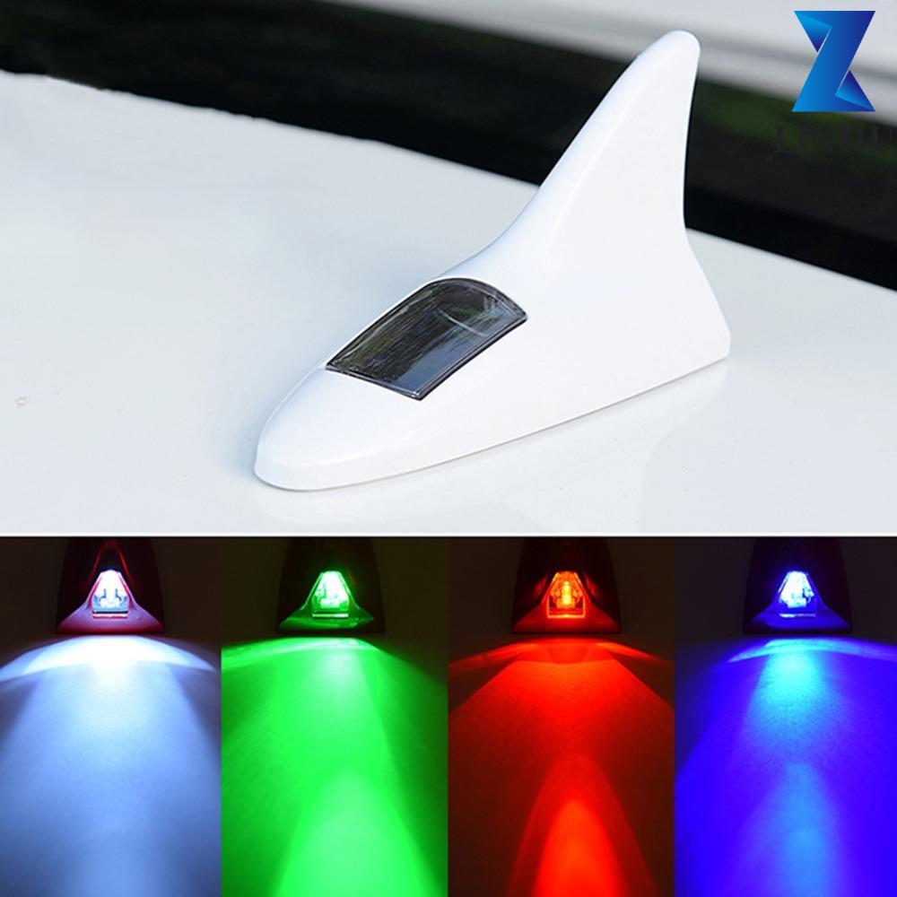 LINHU Đèn sửa đổi đuôi nóc LINHU, Ăng-ten vây cá mập ô tô tự động năng lượng mặt trời, Phụ kiện đèn 