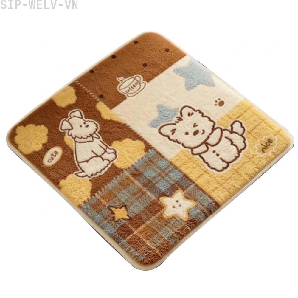 {WELV}Thickened Soft Office Chair Pad Non Slip Seat Cover Washable Cozy Chair Mat