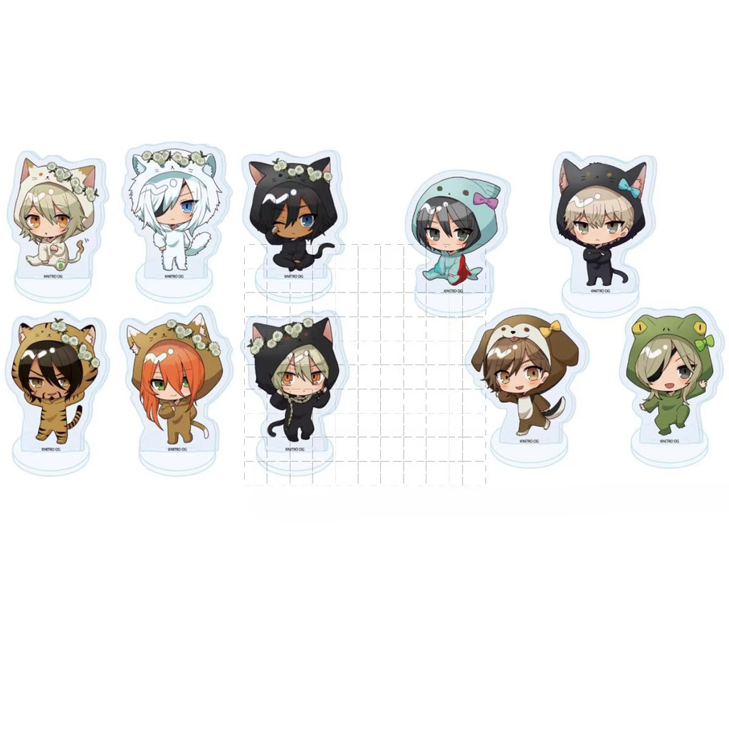 Trò Chơi DRAMAtical Murder Acrylic Đứng Búp Bê Anime Asato Youji Akira Konoe Hình Cosplay Đồ Chơi Qu