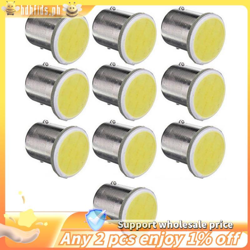 -10 Chiếc Trắng 1156 BA15S P21W LED Ô Tô 1156 Đèn COB 12 SMD 12V Điện Áp