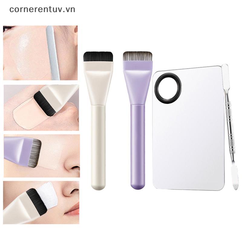 Cor Foundation Brush And Makeup Palette Set Foundation Cream Mixing Tool Nail Art Makeup Bộ dụng cụ 