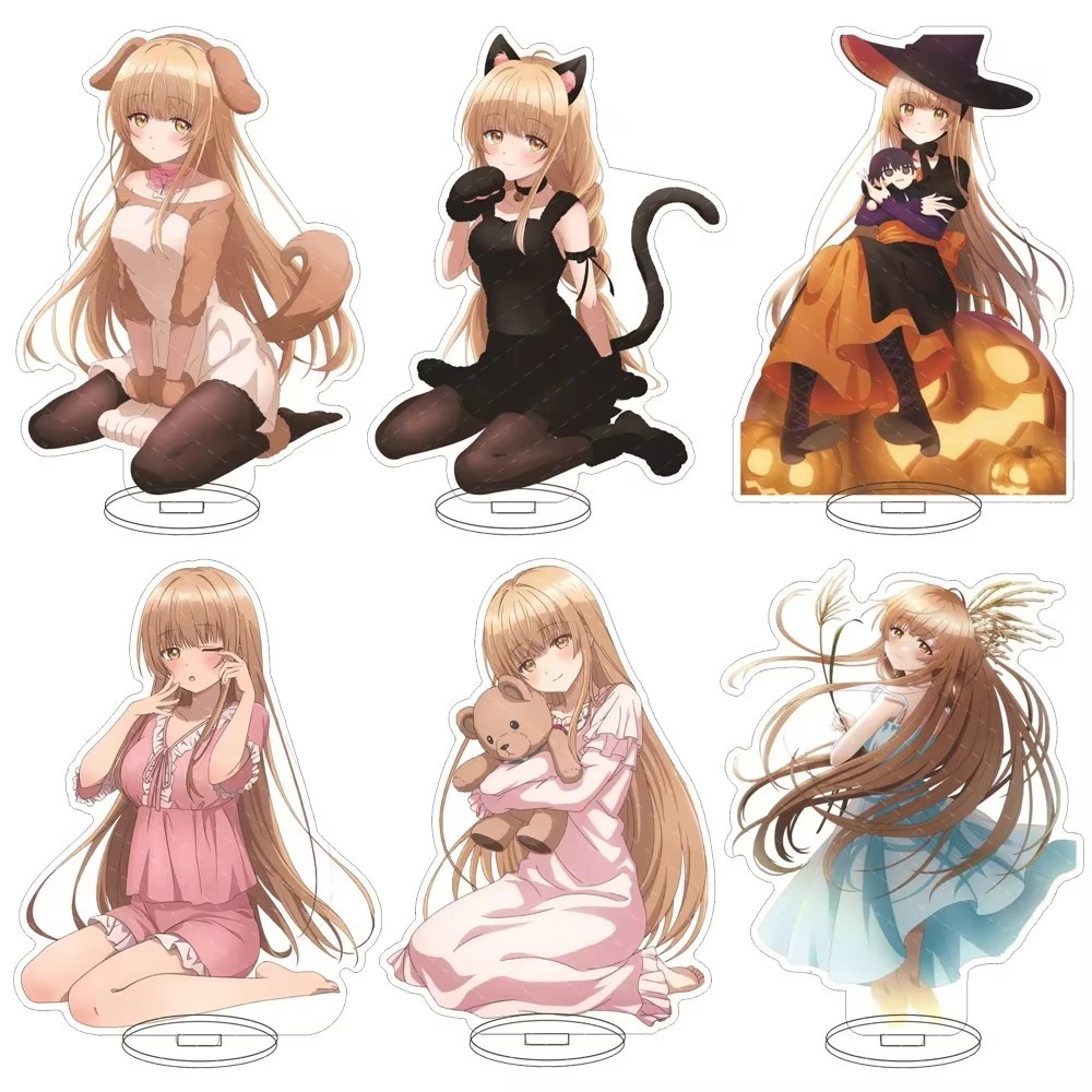 Standee anime Thiên Sứ Nhà Bên mô hình acrylic nhân vật Shiina Mahiru 15cm trang trí bàn học quà tặn