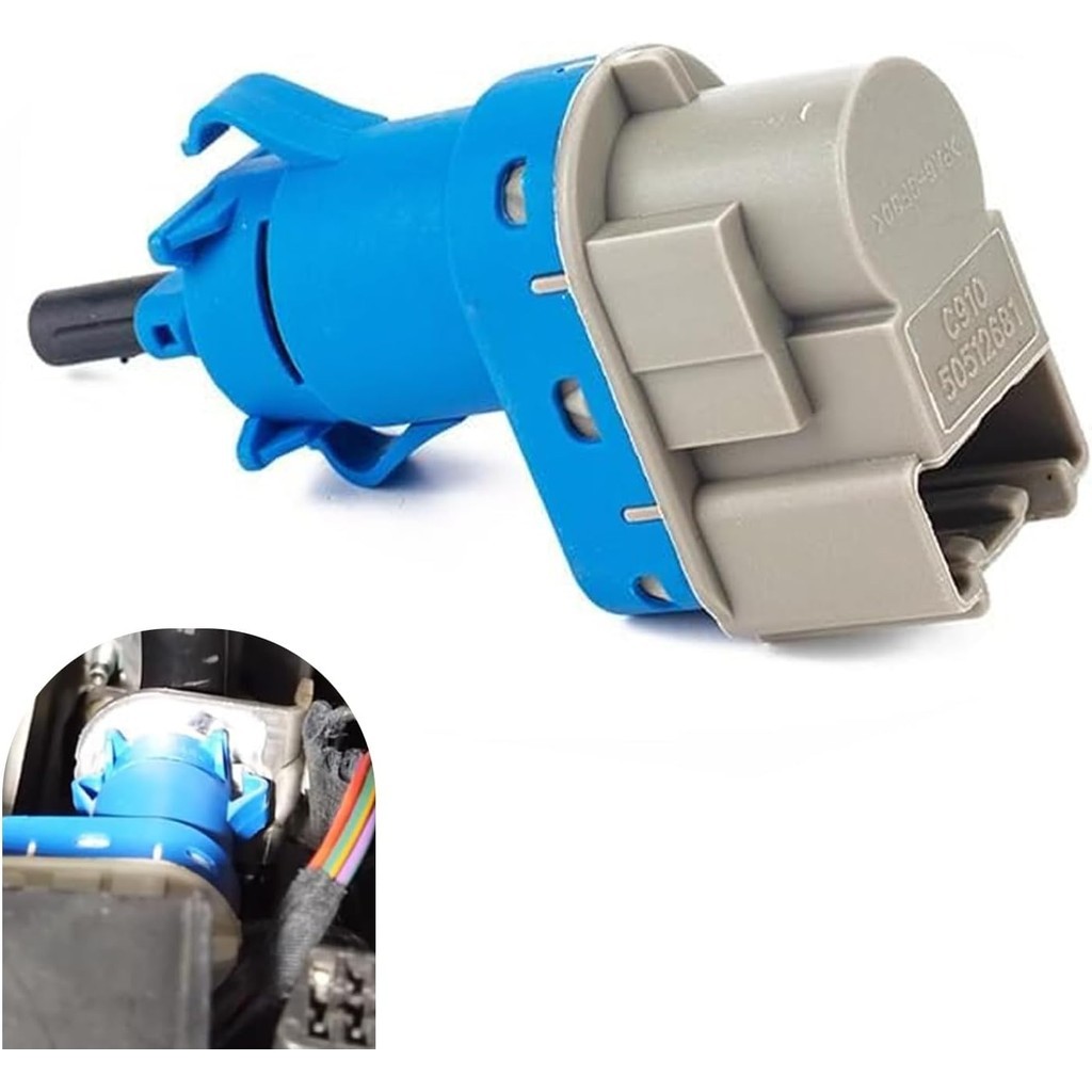1 Công tắc đèn phanh ô tô, Bộ phận thay thế cảm biến bàn đạp phanh tiêu chuẩn ABS 4.33 "x 1.57" 4 ch