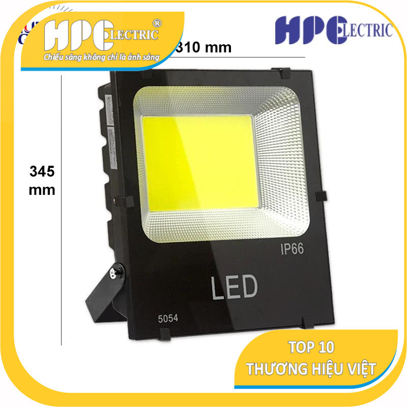 ( BẢO HÀNH 2 NĂM - Đèn pha 100w 150w 200w 300w chống nước IP66 nhôm khối )