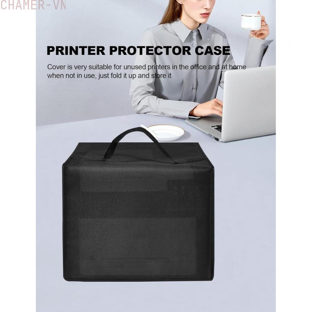 【CHAMER】Black 600D Nylon Waterproof Printer Cover Compatible with For CANON For MF656Cdw【HomeLiving】