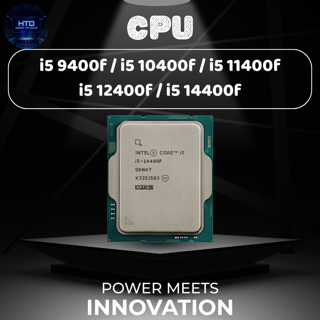 CPU Intel Core i5 i3 10400F/11400F/12400F/12100F/13400F/14400F Tray New Không Fan Có Bảo Hành