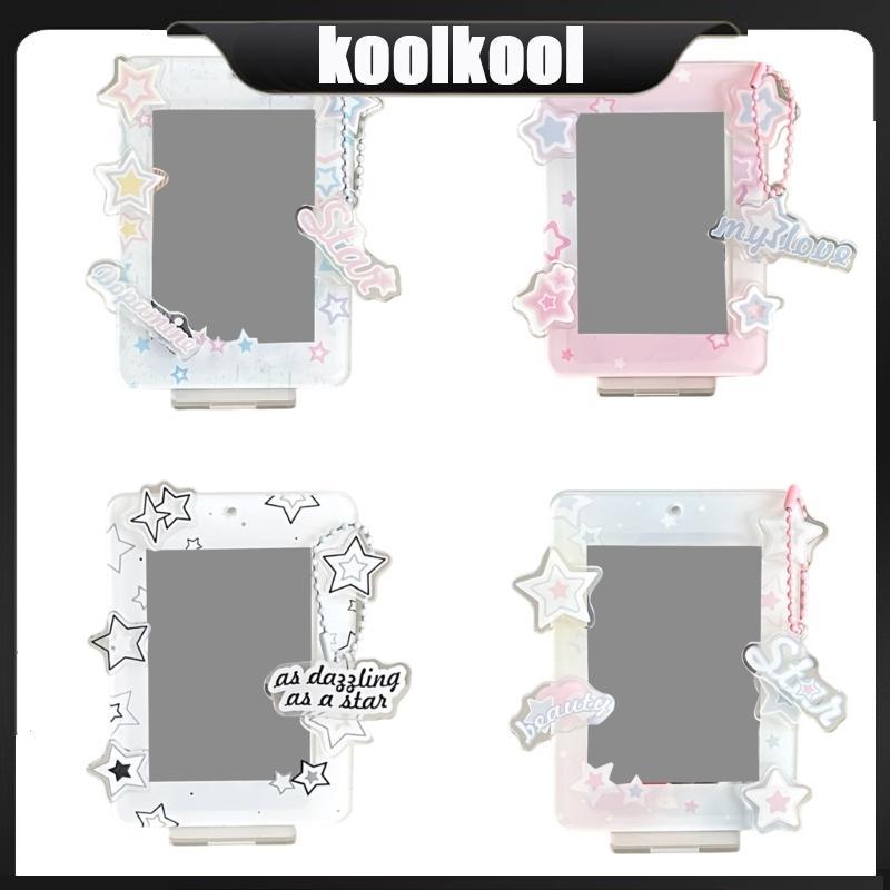 Kool Star Series Sweet Photo Protections Photocard Frame Card Display Stand Trang trí