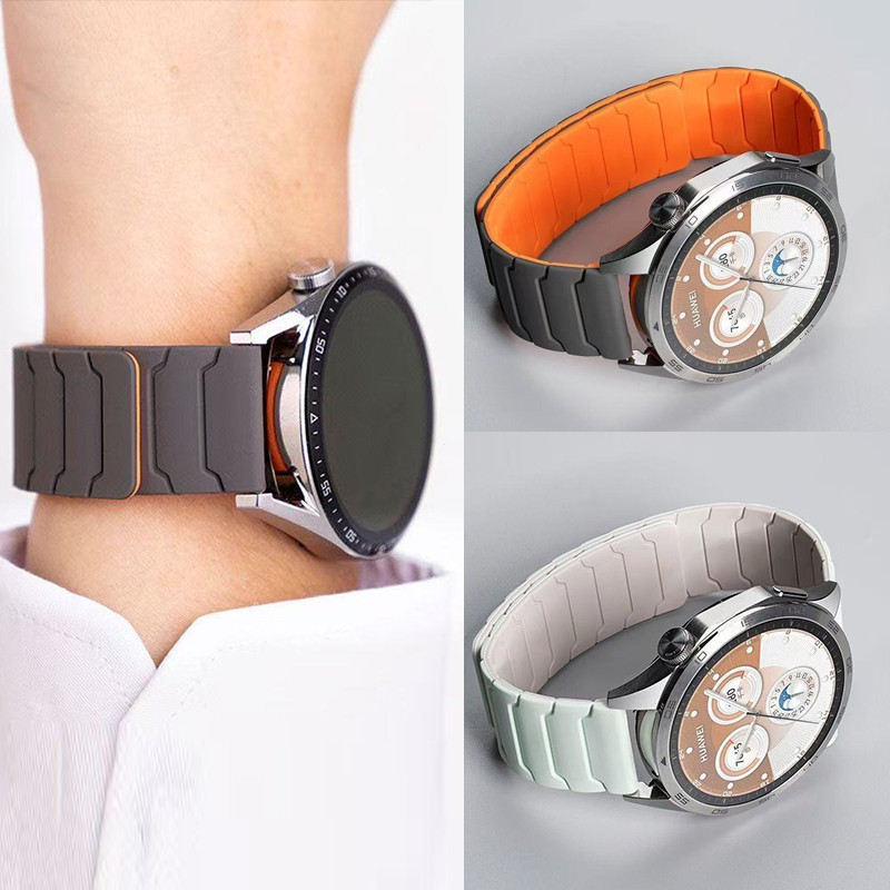 Dây đeo silicon từ tính 22mm cho Mibro Watch GS Pro2 Active2 Lite 3 Pro A1 A2 A3 X1 T2 C3 C4 T2 Lite