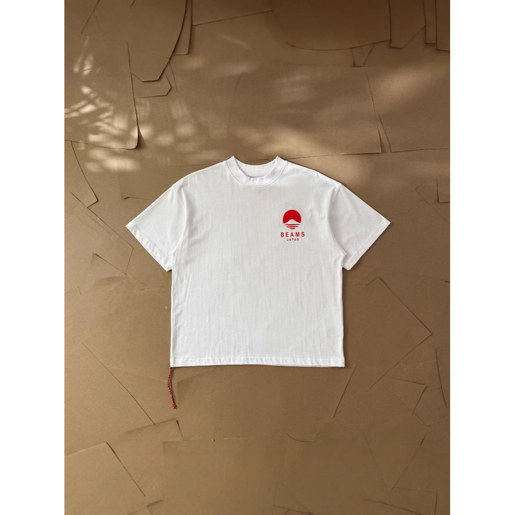 GMT3 BEAMS Dragon limited edition red string short sleeve shirt T Heavy T-shirt300g Unisex round-nec
