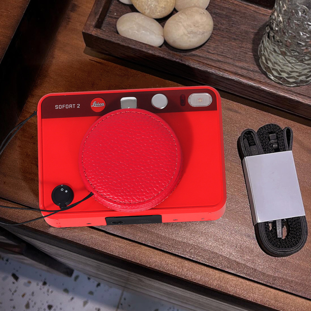 Thích hợp cho Leica / Leica sofort 2 Vỏ ống kính Polaroid SOFORT2 Vỏ bảo vệ ống kính da thật Leica P