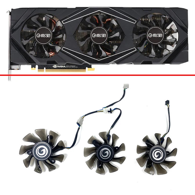 Làm mát 73MM 4pin GA82S2H RTX 2070 2080TI Quạt GPU cho KFA2 GALAX GeForce RTX 2070 2080Ti SG phiên b