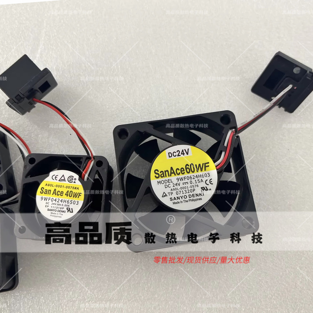 Quạt làm mát Fenaco Sanyo 9WF0624H603 6020 24V 0.15A A90L0001-0576