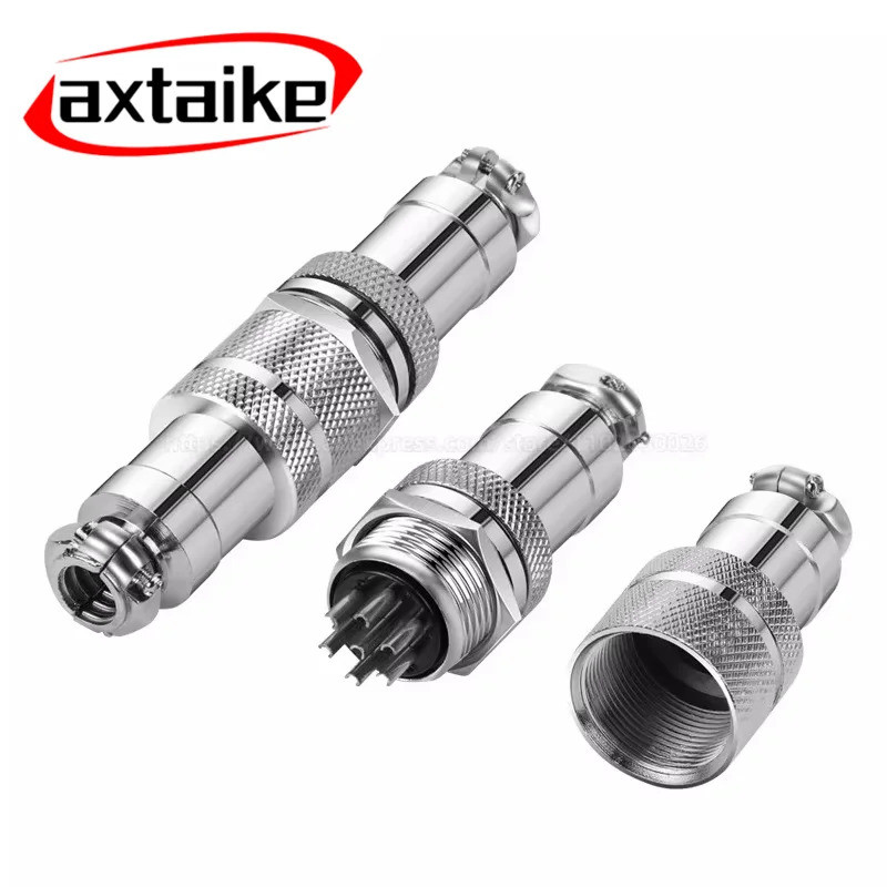 1 Bộ 12MM GX12 2Pin 3Pin 4Pin 5Pin 6Pin Nam & Nữ Docking Aviator Hàng Không Cắm Ổ Cắm Đầu Nối Tròn 8