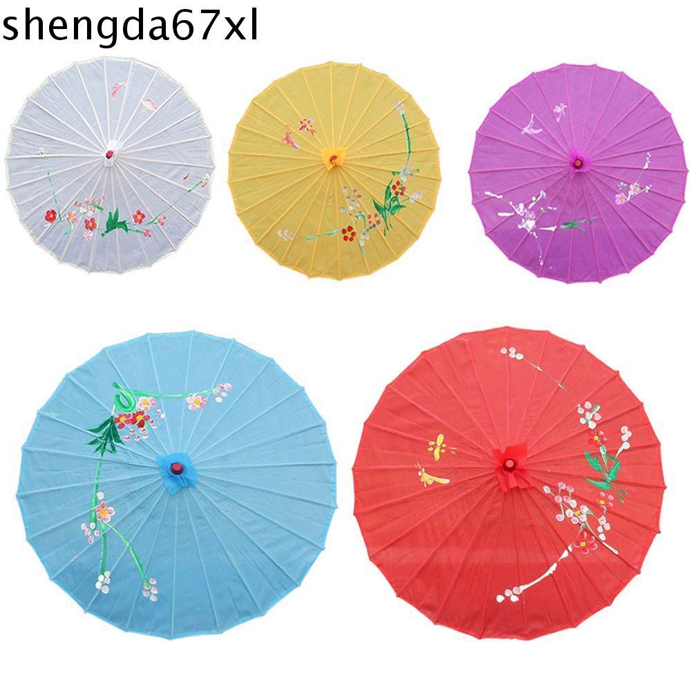 SHENGDA Ô Nghệ Thuật Trung Quốc, Ô Giấy Dầu Truyền Thống Lụa Trung Quốc, Phong Cách Retro Di Động Ha