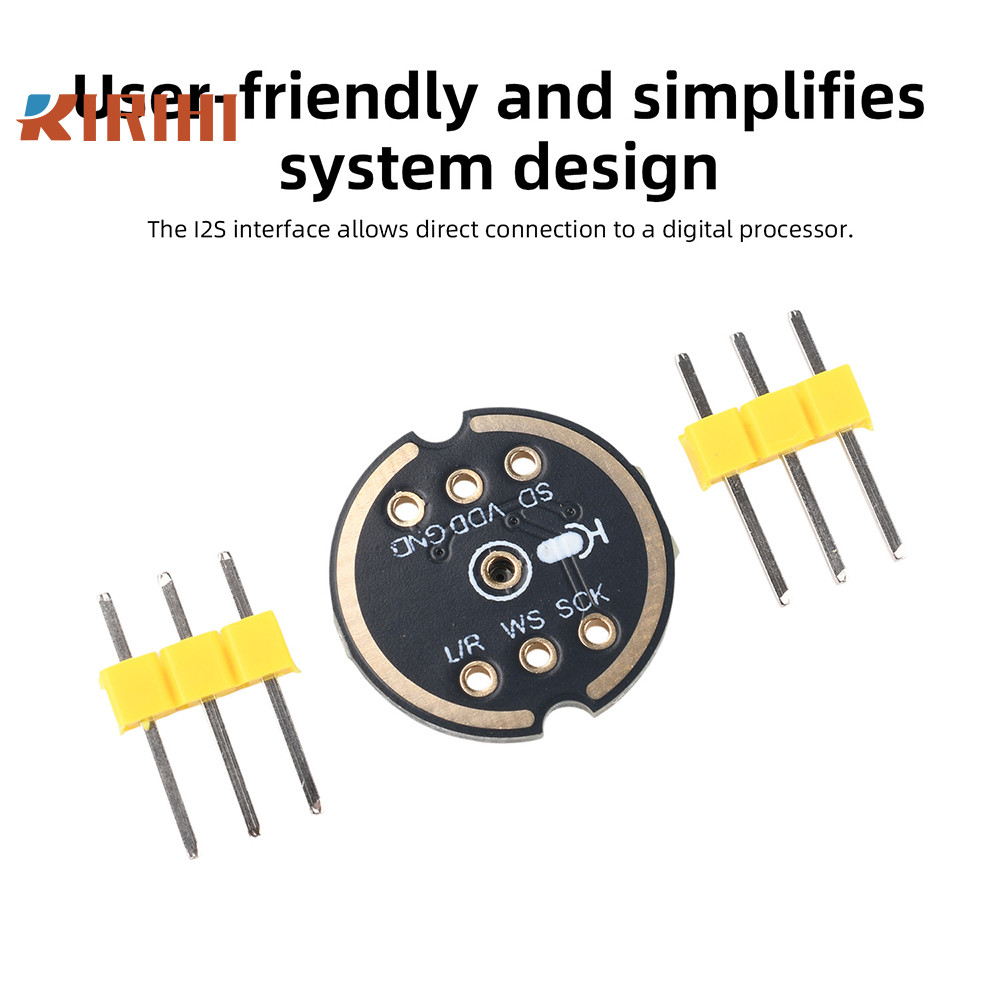 RIRIHI Mô-đun micrô đa hướng MS3625 MEMS Công suất thấp I2S ESP32 Tương thích với INMP441