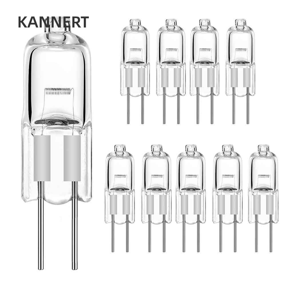 KANNERT 10 Chiếc Viên Đèn G4 12V 20W 35W Bóng Đèn 10W Bóng Đèn