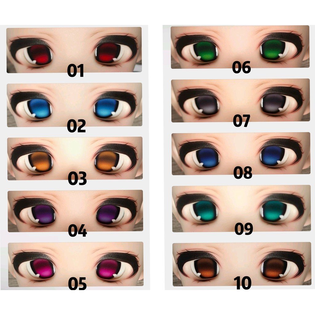 [Star Point] bjd Original Eye uv Transfer Water Sticker Eye 20mm18mm16mm14mm10mm Full Size