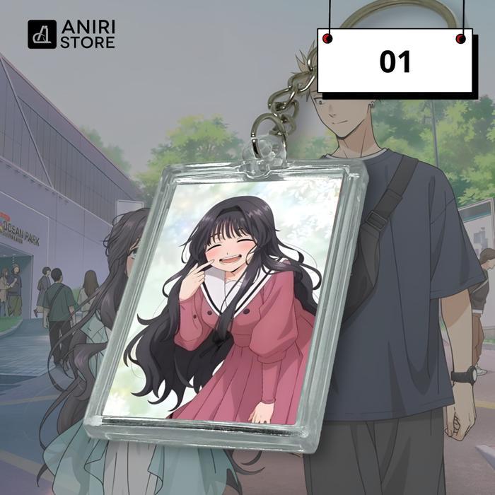Gantungan Kunci Anime Waguri Kaoruko Kaoru Hana wa Rin to Saku - 01