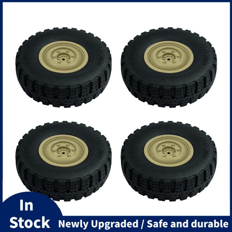 4 Lốp Lốp Bánh Xe LD-P06 Cho LDRC LD-P06 LD P06 Unimog 1 / 12 RC Xe Tải Phụ Kiện Phụ Kiện, Màu Vàng